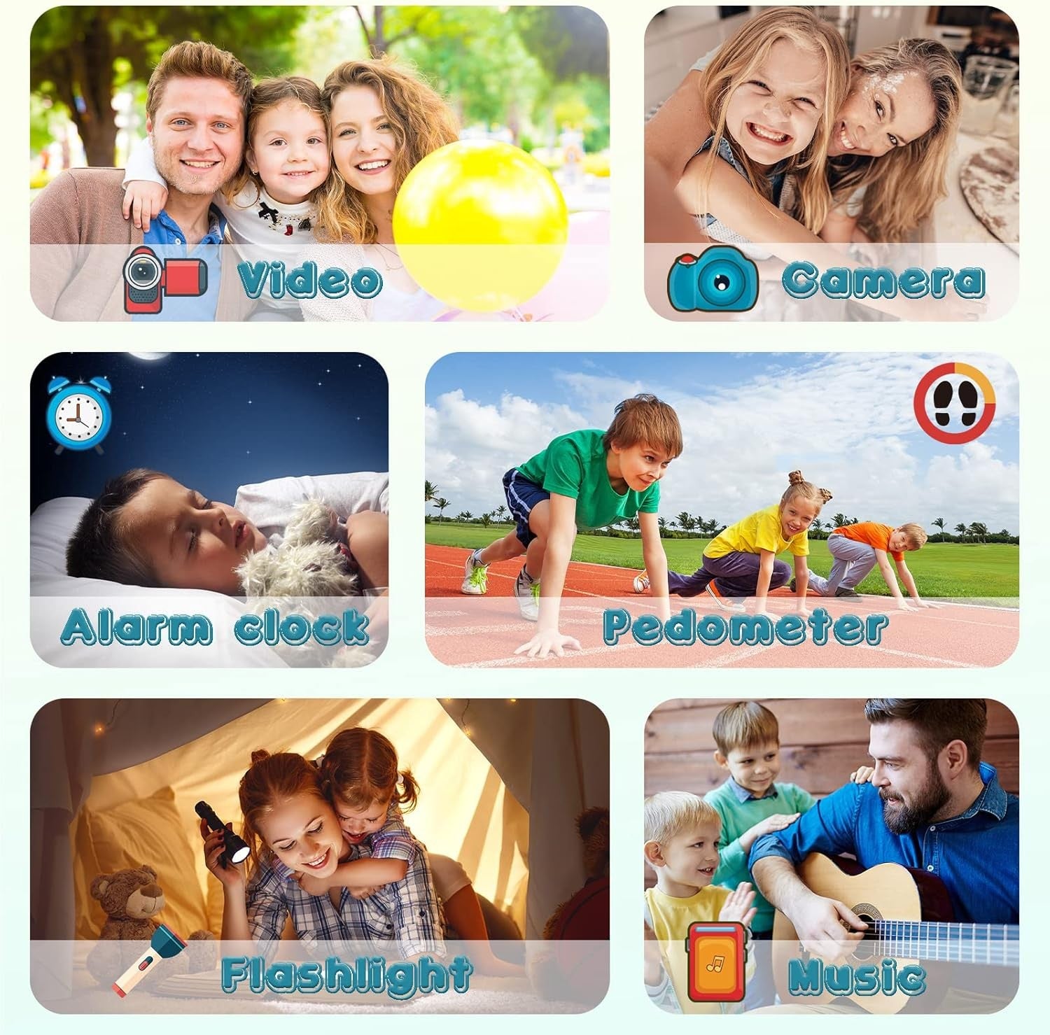 PTHTECHUS Smartwatch Kinder - 1.68'' Uhr Telefon für Mädchen Jungen mit Anruf