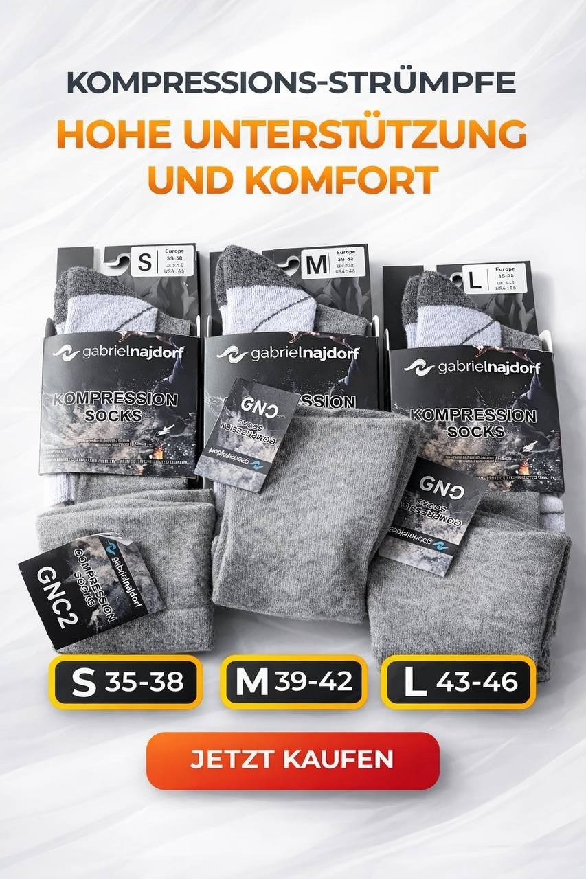 Gabrielnajdorf Kompressionsstrümpfe – Maximale Unterstützung & Komfort 💪🧦