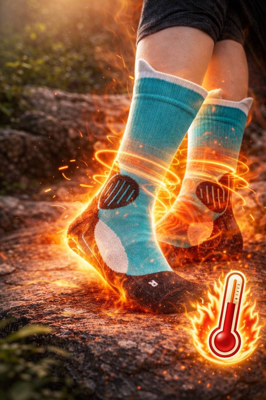 Gabriel Najdorf Trekking Socken Coolmax Thermolite Wandern Outdoor