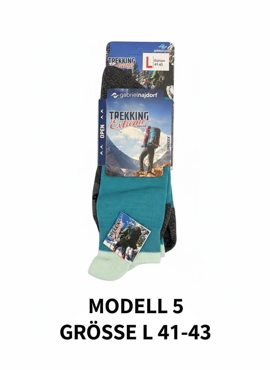 Gabriel Najdorf Trekking Socken Coolmax Thermolite Wandern Outdoor