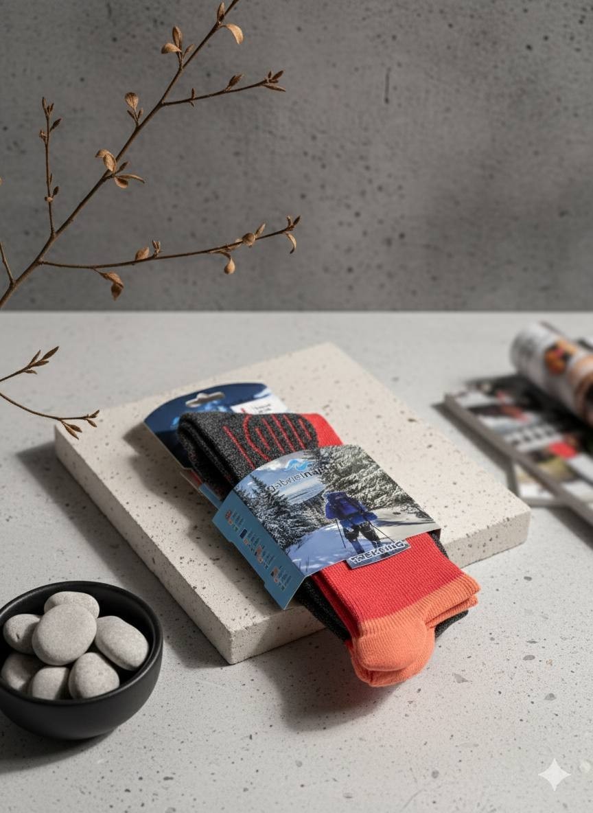 Gabriel Najdorf Trekking Socken Coolmax Thermolite Wandern Outdoor