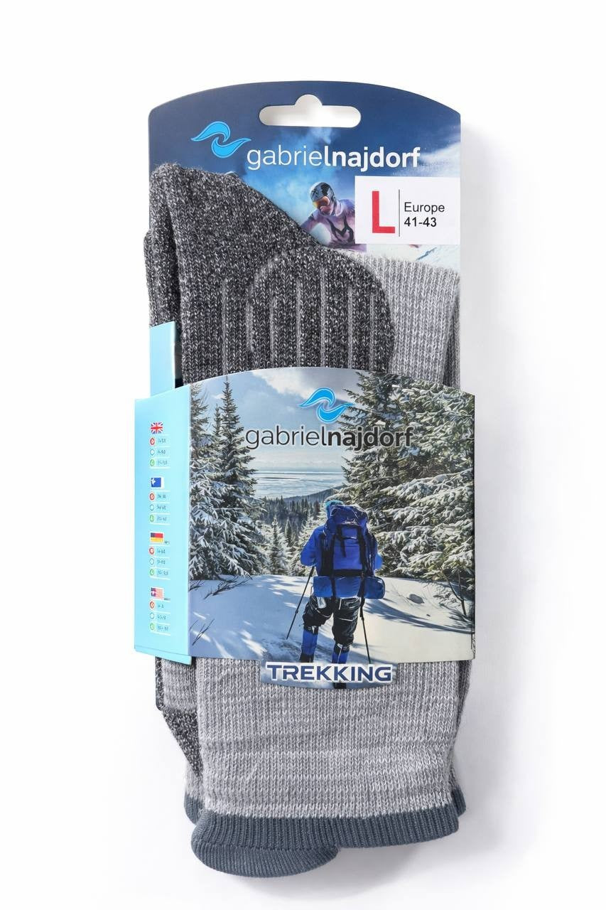 Gabriel Najdorf Trekking Socken Coolmax Thermolite Wandern Outdoor