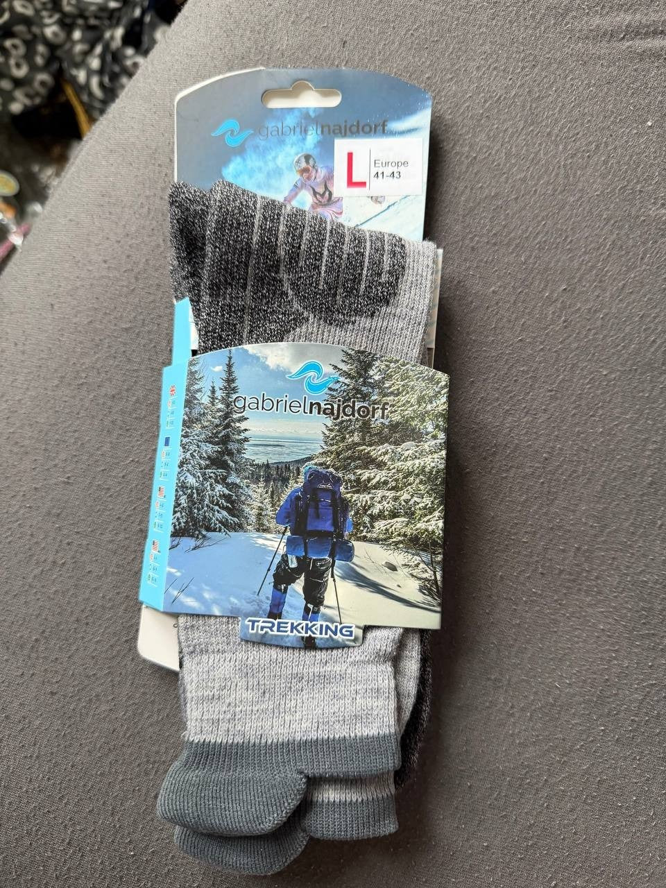 Gabriel Najdorf Trekking Socken Coolmax Thermolite Wandern Outdoor