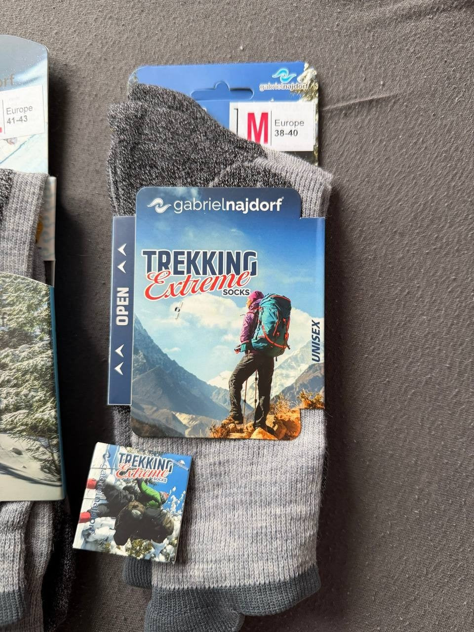 Gabriel Najdorf Trekking Socken Coolmax Thermolite Wandern Outdoor
