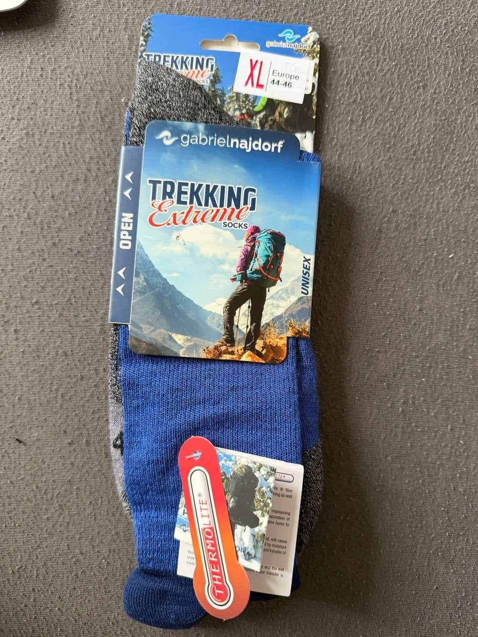 Gabriel Najdorf Trekking Socken Coolmax Thermolite Wandern Outdoor