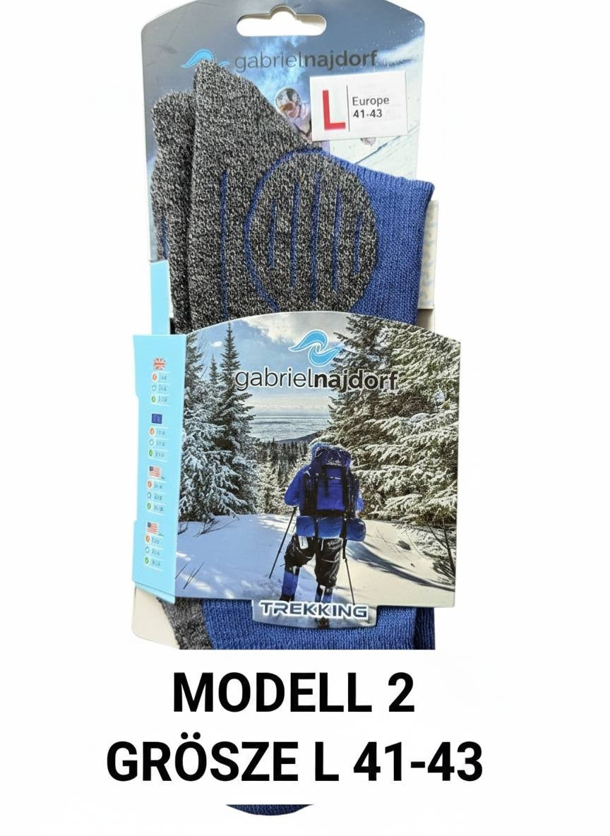 Gabriel Najdorf Trekking Socken Coolmax Thermolite Wandern Outdoor