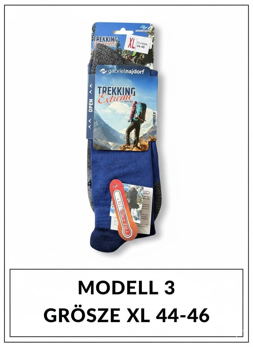 Gabriel Najdorf Trekking Socken Coolmax Thermolite Wandern Outdoor