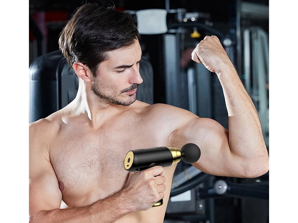 Mini Massagepistole mit 6 Stufen – Elektrisches Muskel Massagegerät USB-C