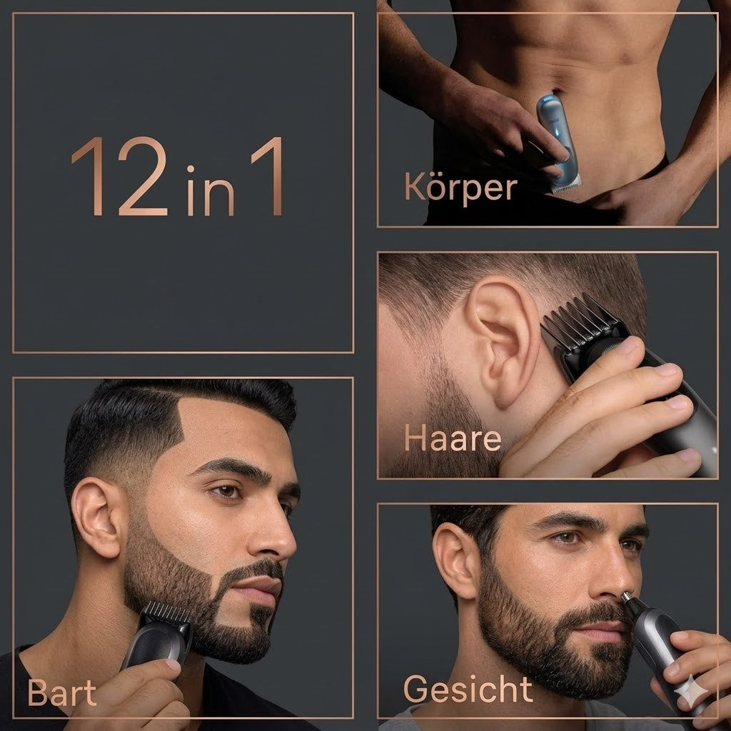 Braun Series 7 All-in-One Trimmer 12in1 Bart Haarschneider Wasserdicht Set