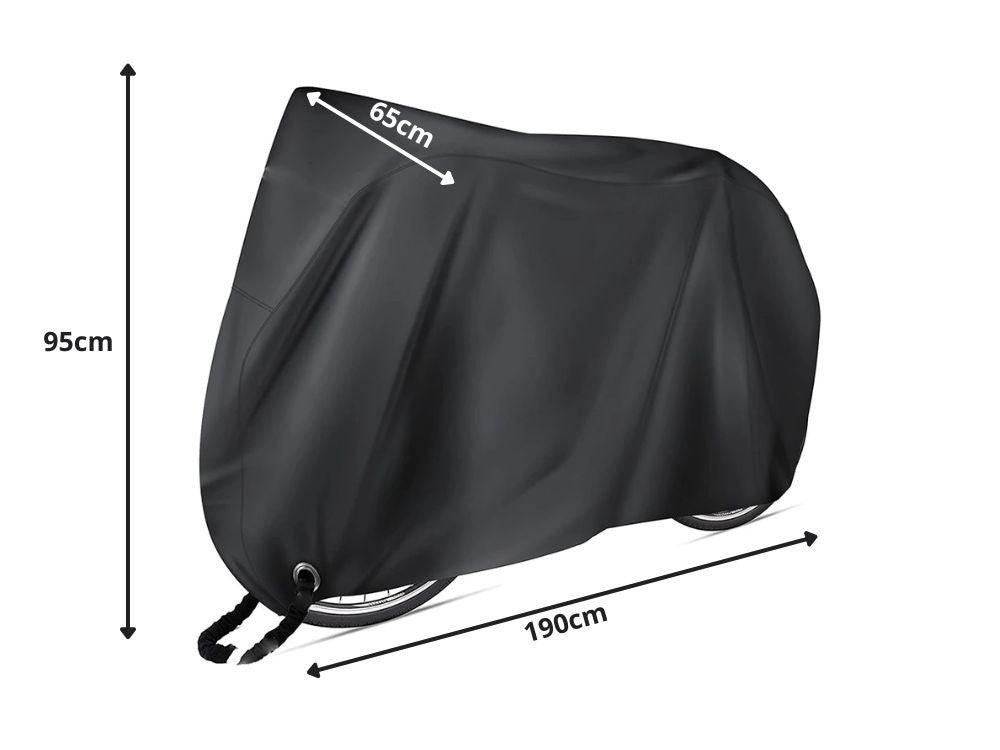 Fahrradabdeckung Wasserdicht 190x95 cm Fahrrad Überzug UV Schutz Outdoor