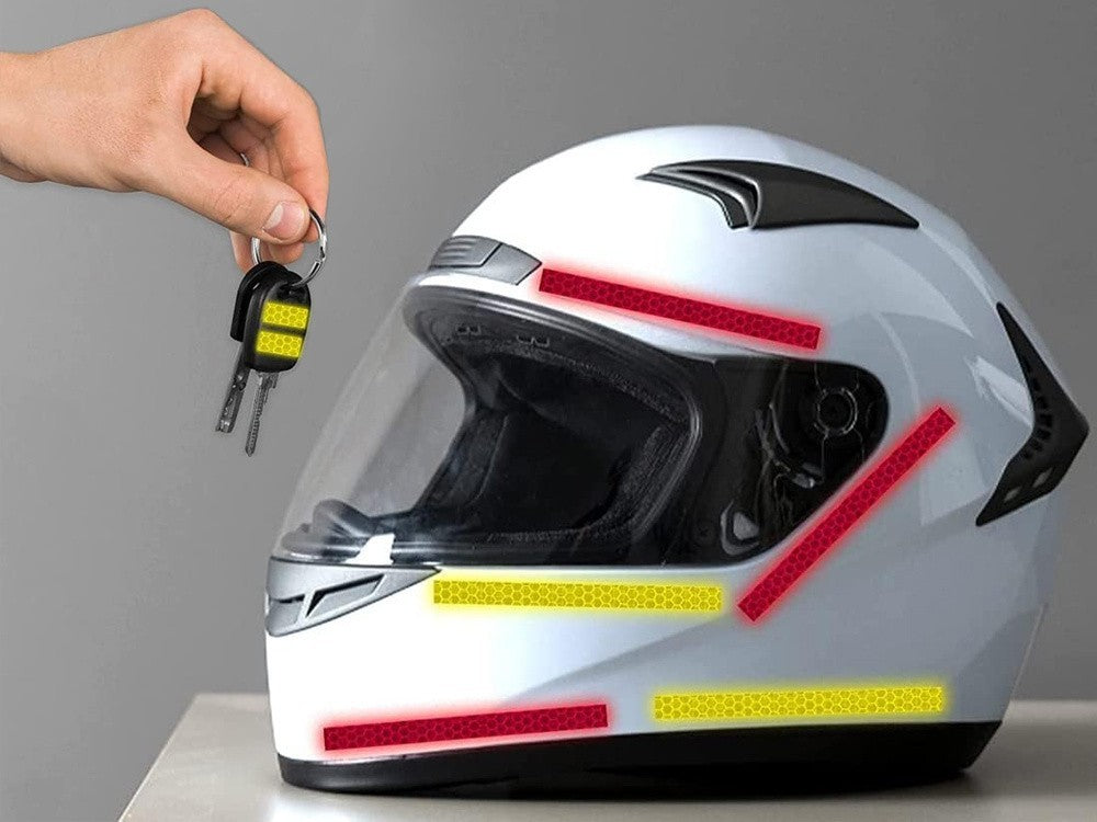 Reflektierendes Klebeband 3 Stück 8m – Warnband für Fahrrad, Auto, Motorrad