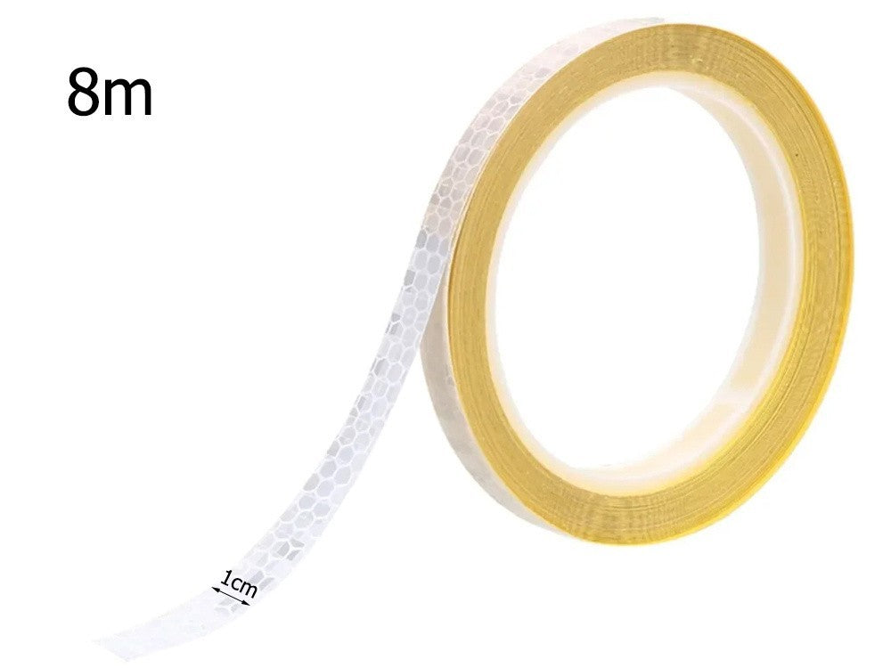 Reflektierendes Klebeband 3 Stück 8m – Warnband für Fahrrad, Auto, Motorrad