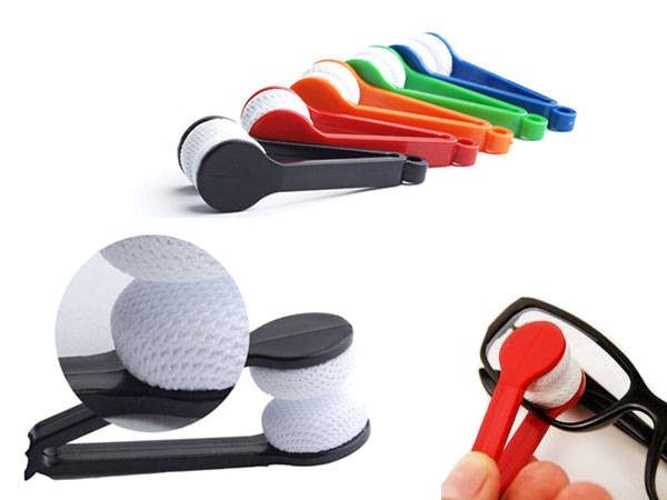 Brillenreiniger Anhänger Mikrofaser Schlüsselanhänger Brille Cleaner