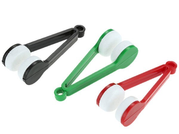 Brillenreiniger Anhänger Mikrofaser Schlüsselanhänger Brille Cleaner