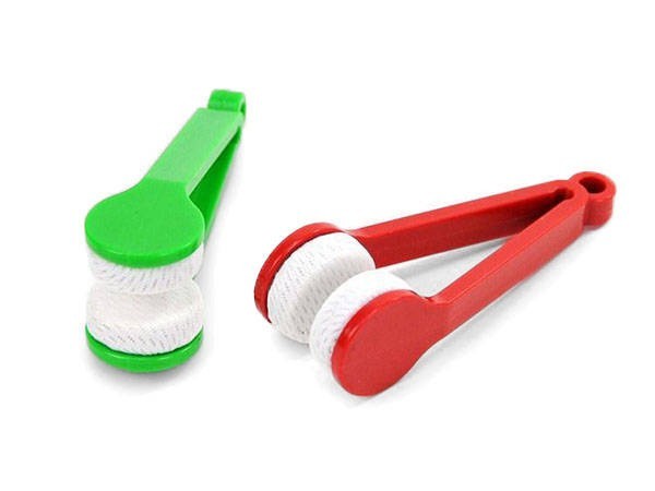 Brillenreiniger Anhänger Mikrofaser Schlüsselanhänger Brille Cleaner