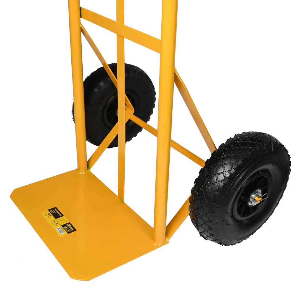 Sackkarre 180kg Stahl Transportkarre Handkarre Luftreifen Gelb