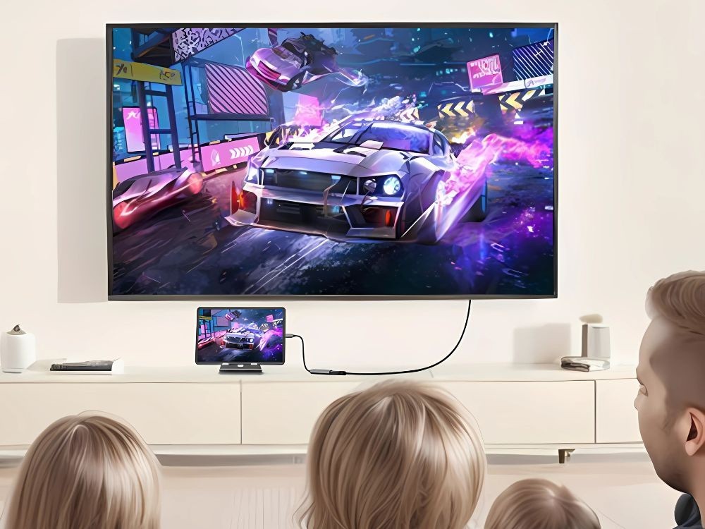 USB C auf HDMI Adapter 4K 60Hz 18cm Kabel USB 3.1 Laptop Monitor