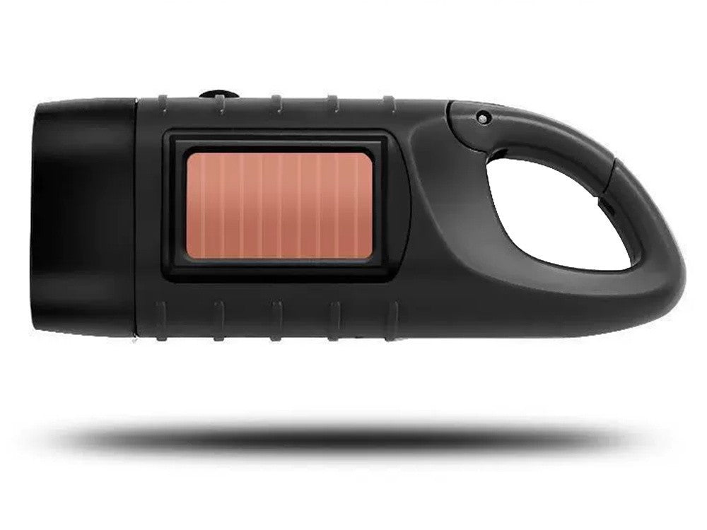 Dynamo Taschenlampe Solar LED Handkurbel Outdoor Notfall