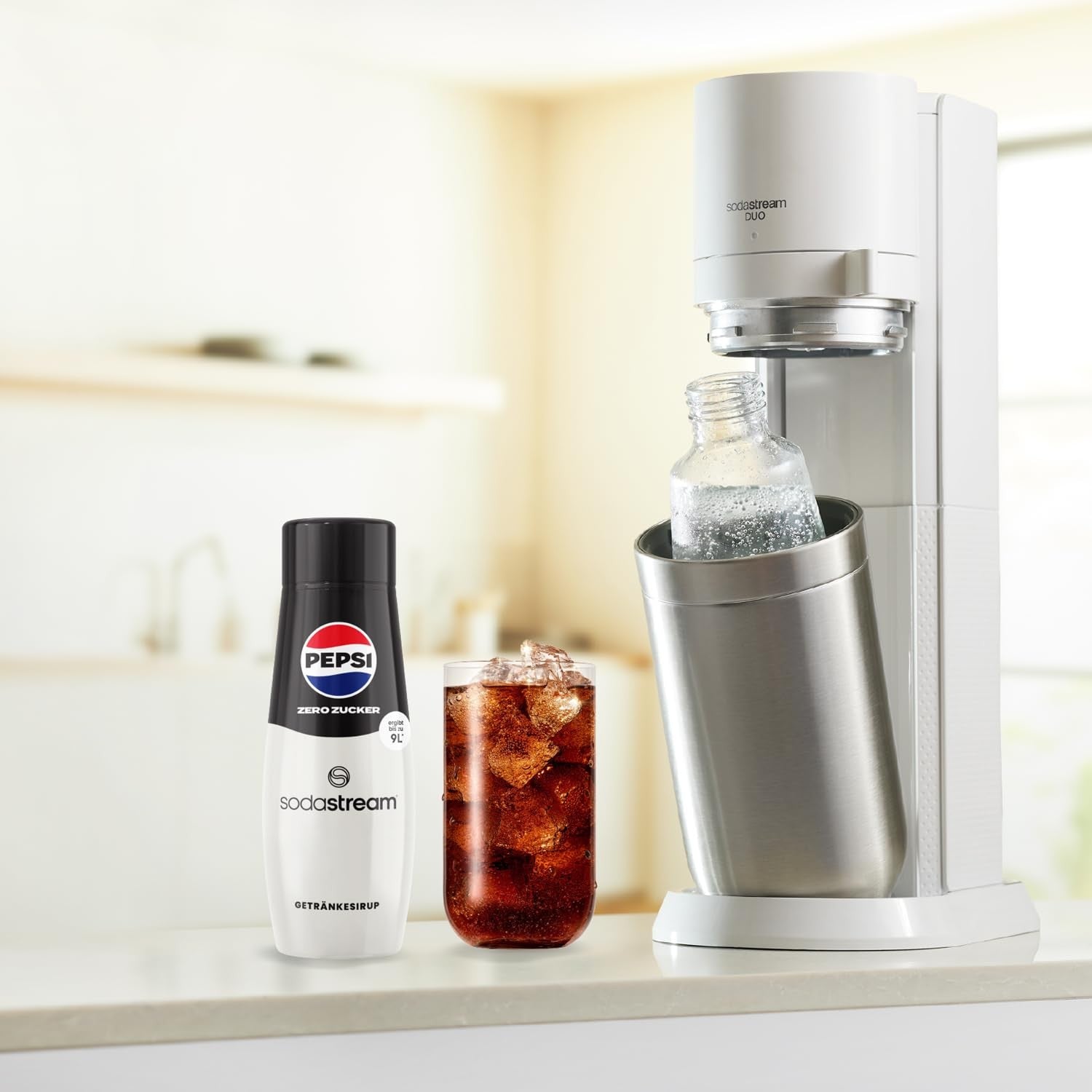 SodaStream Sirup Pepsi Zero 440ml – Für 9L Fertiggetränk Zuckerfrei