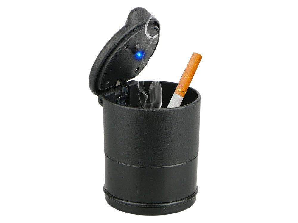 Auto Aschenbecher LED rauchfrei geruchsdicht mit Deckel KFZ Becher