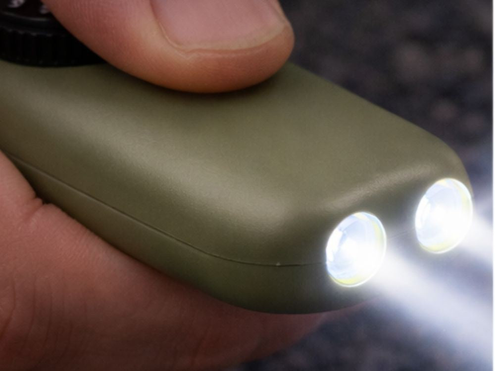 Survival Pfeife mit Kompass Taschenlampe Thermometer Outdoor