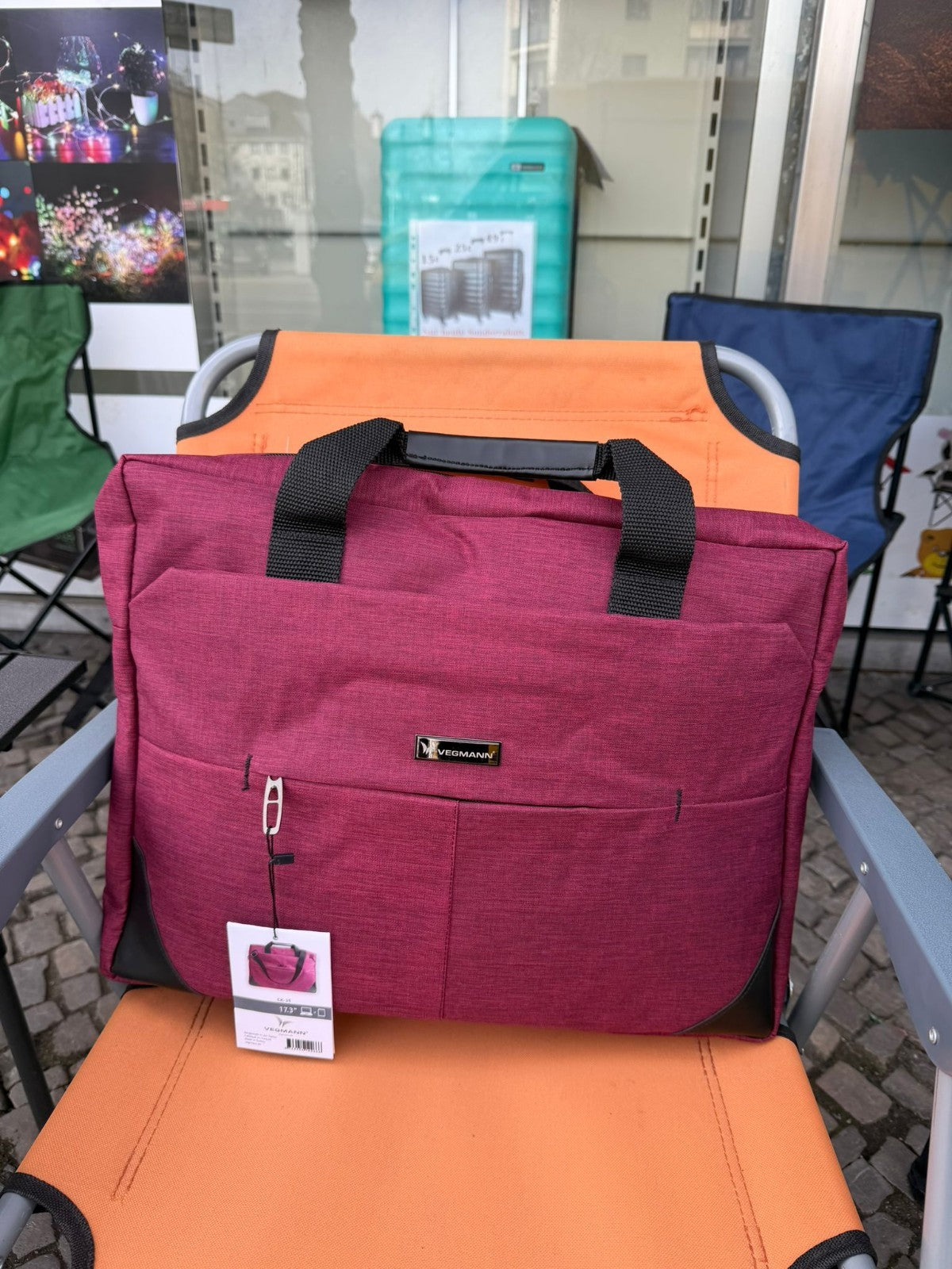 Vegmann 17,3" Laptop Tasche – Robustes und Stilvolles Design