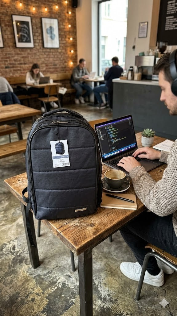 VEGMANN Laptop Rucksack 15 Zoll Dunkelblau – Business & Freizeit