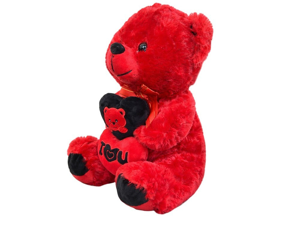Plüschbär mit I Love You Herz 30 cm roter Teddy Kuscheltier Geschenk 💖💖💖