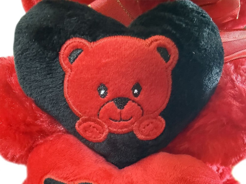 Plüschbär mit I Love You Herz 30 cm roter Teddy Kuscheltier Geschenk 💖💖💖