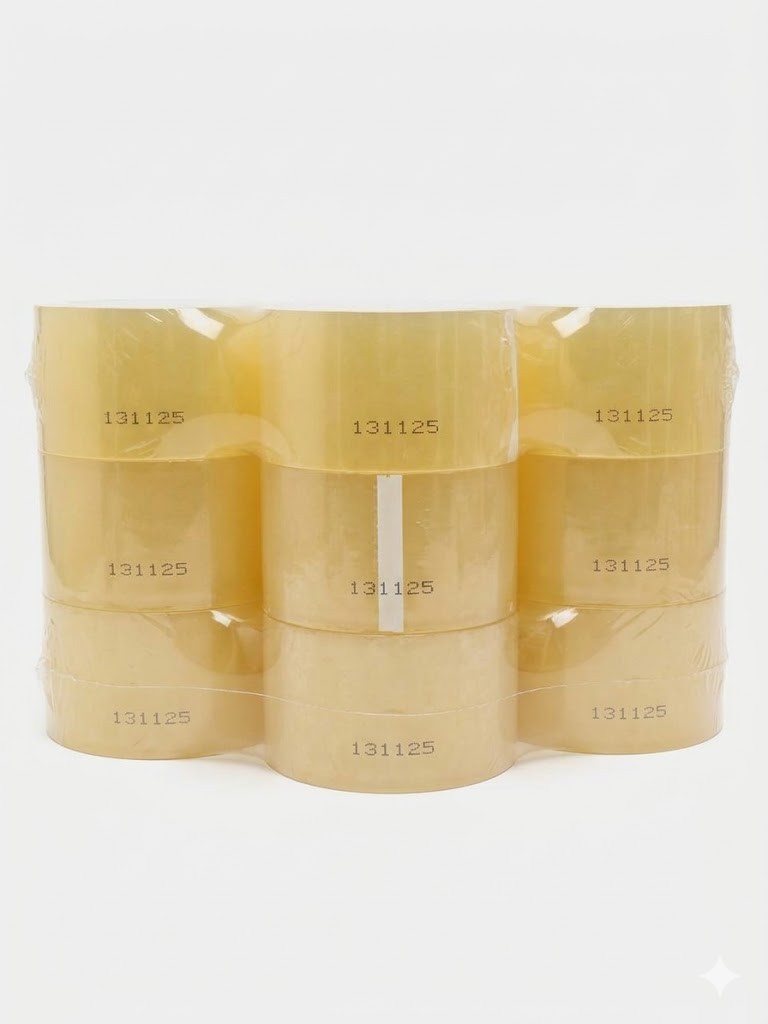PP Klebeband 48mm 66m Transparent Low Noise Paketband 1-36 Rollen