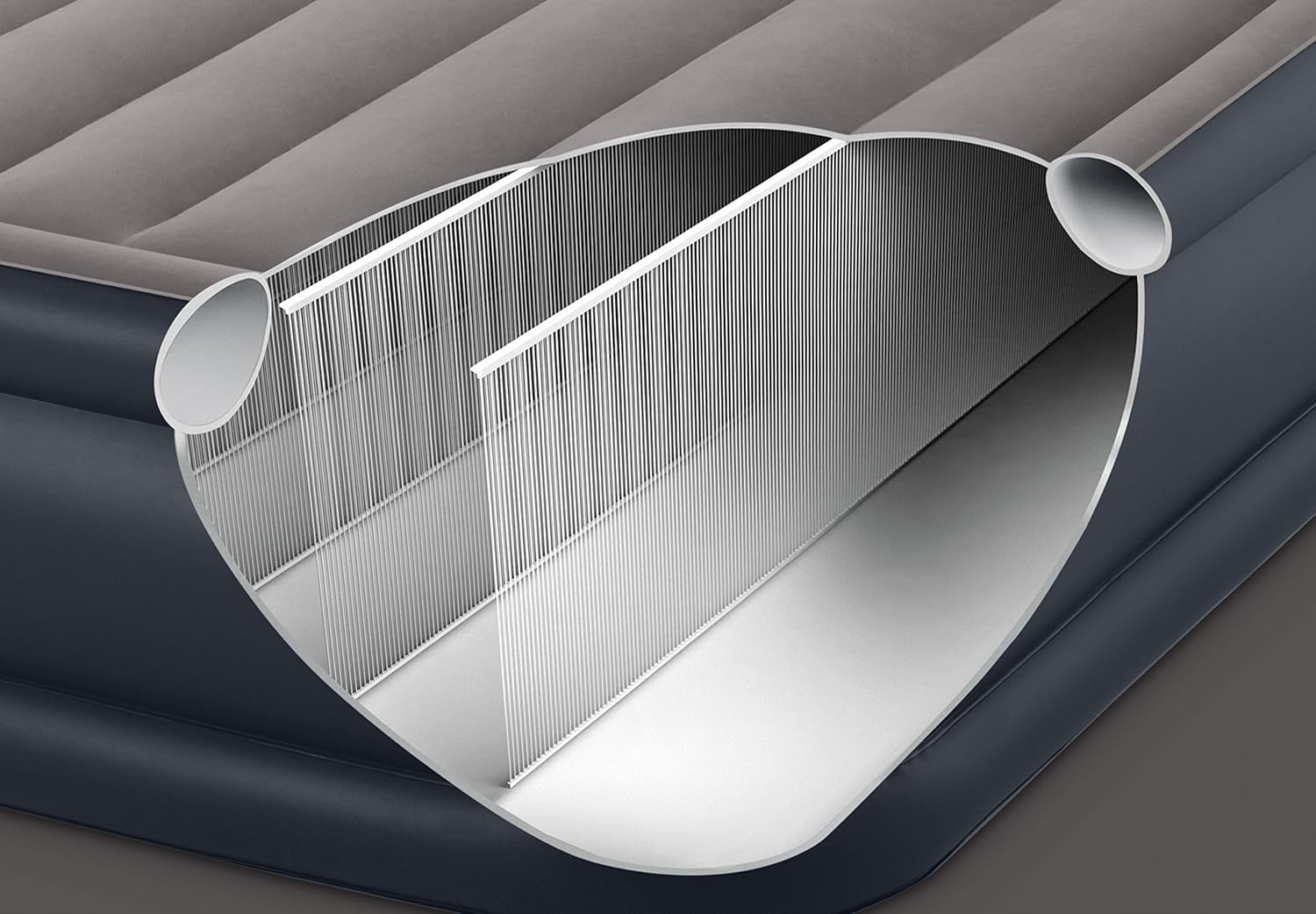 Intex Queen Luftbett 152x203x42cm FiberTech mit Pumpe Gästebett