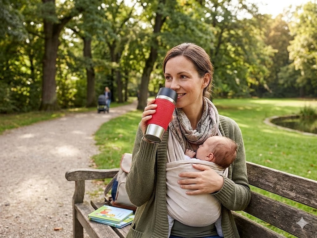 EMSA Thermobecher 360ml auslaufsicher Kaffee To Go 4h warm 8h kalt 360° Deckel