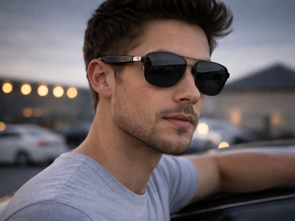Bluetooth Sonnenbrille mit Lautsprecher Mikrofon Freisprechen Musik Smart