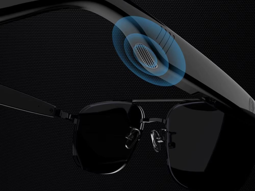 Bluetooth Sonnenbrille mit Lautsprecher Mikrofon Freisprechen Musik Smart