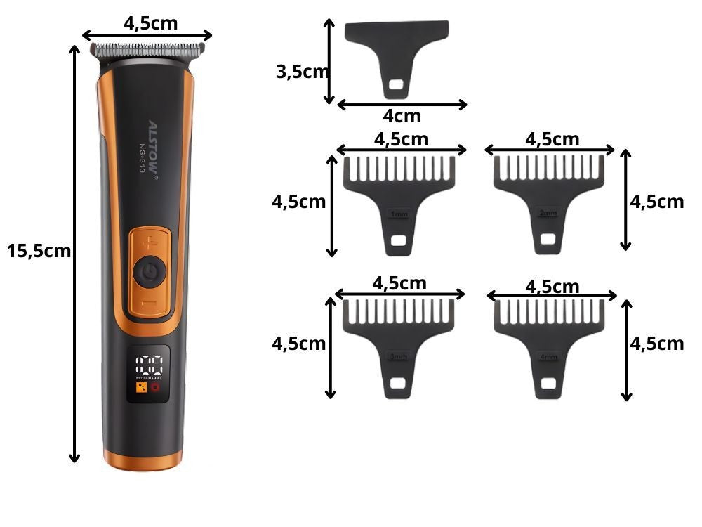 Haarschneider Barttrimmer Haartrimmer T Blade Set USB-C kabellos präzise
