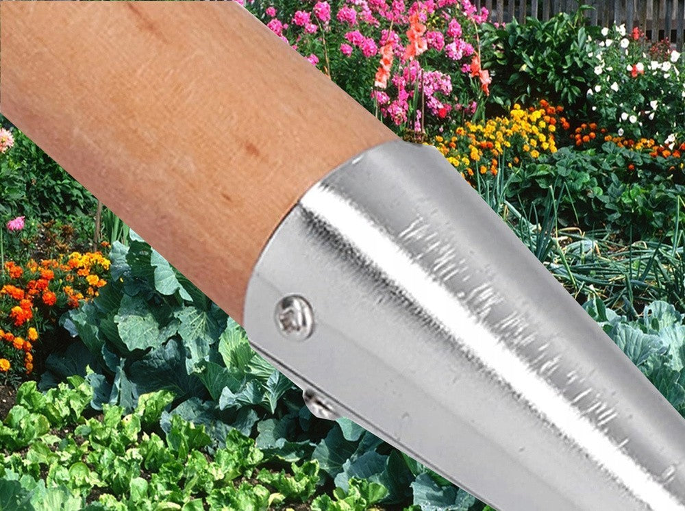 Pflanzdorn Blumenzwiebel Pflanzer Pflanzhilfe Holzgriff mit Skala Garten
