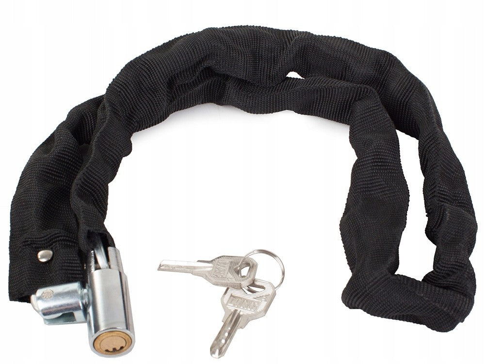 Fahrradschloss Kettenschloss 100cm mit Schlüssel Diebstahlschutz Motorrad