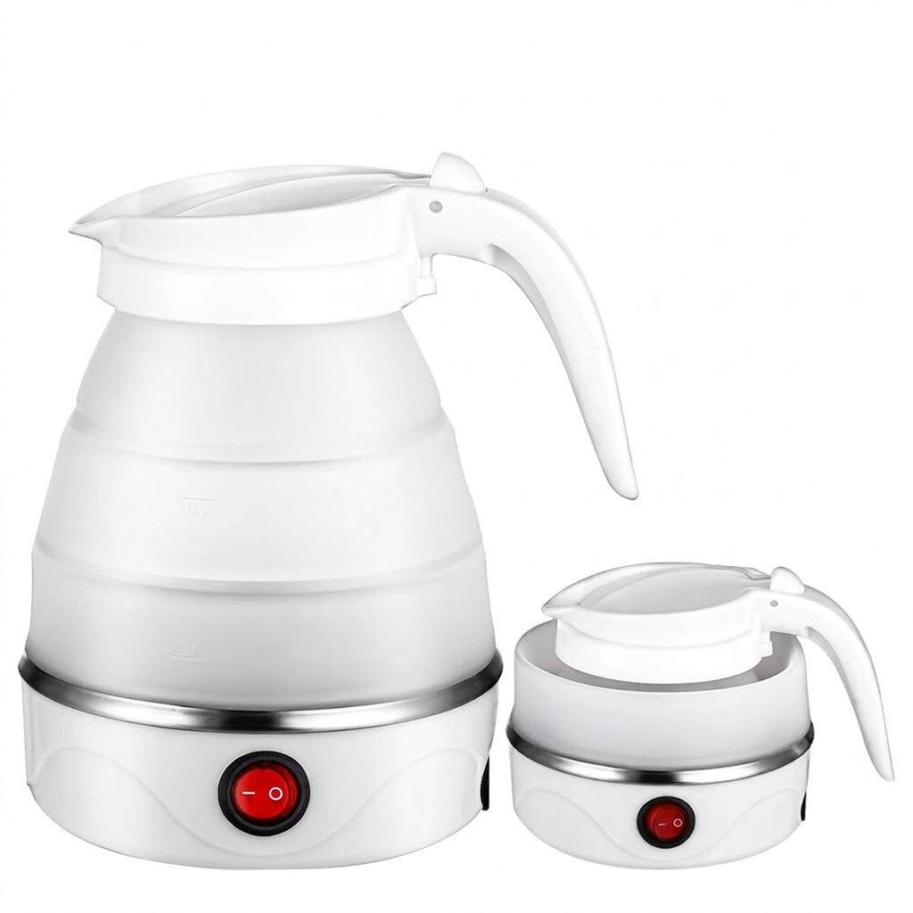 Faltbarer Wasserkocher 0.6L elektrisch 600W Silikon Reise Camping