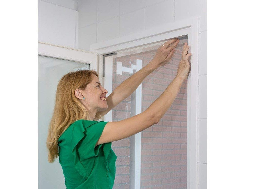 Fenstermoskitonetz magnetisch 150x180cm Fliegengitter zuschneidbar ohne Bohren