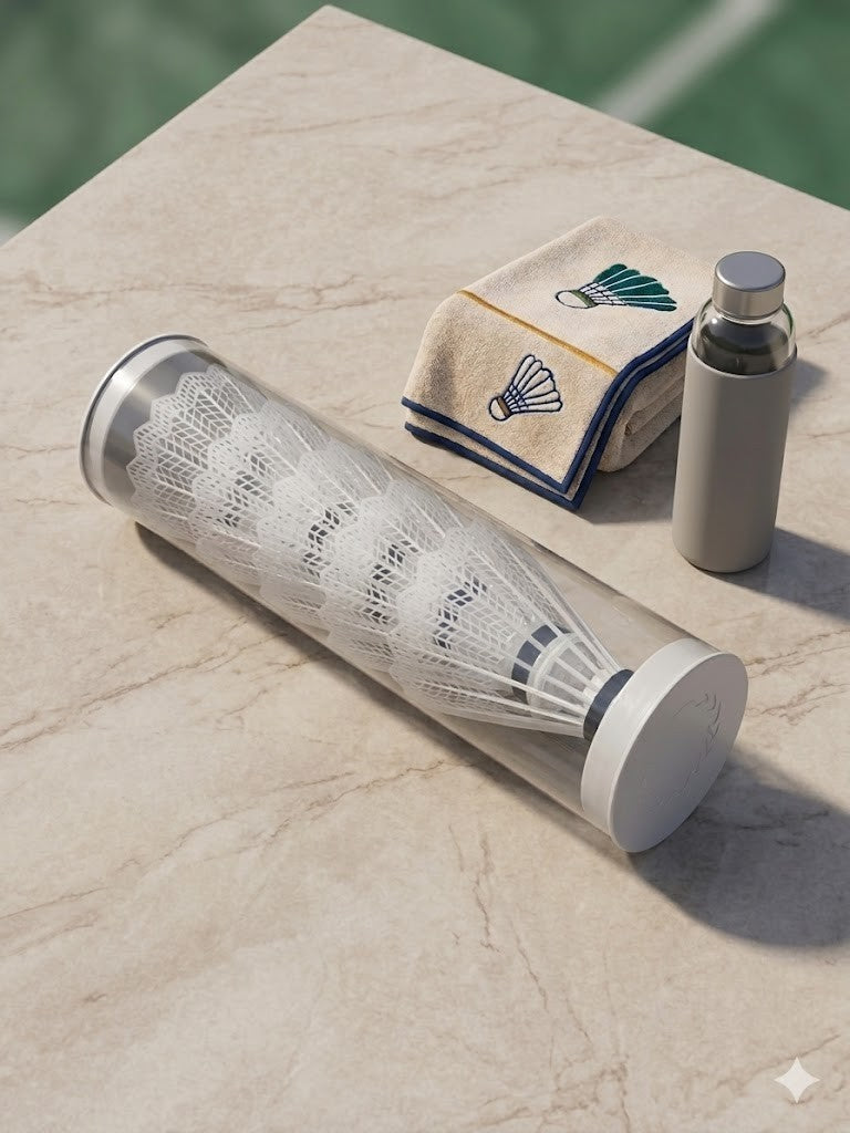 Badminton Federbälle weiß Shuttlecocks stabil Outdoor Freizeit 1 5 Stück