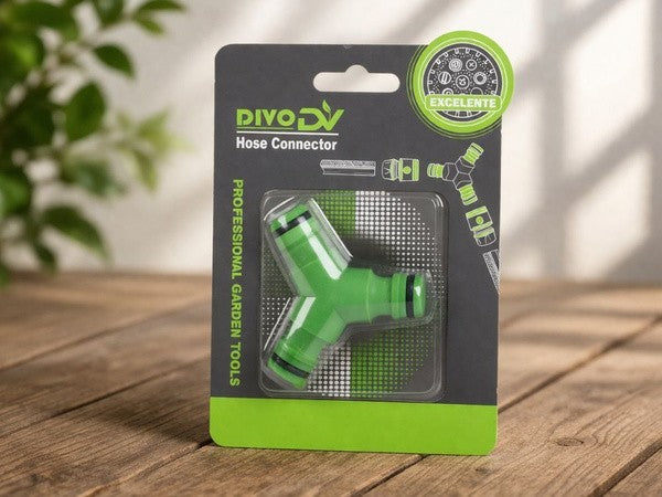 Gartenschlauch T Stück 2 Wege Verteiler Anschluss Schlauch Adapter