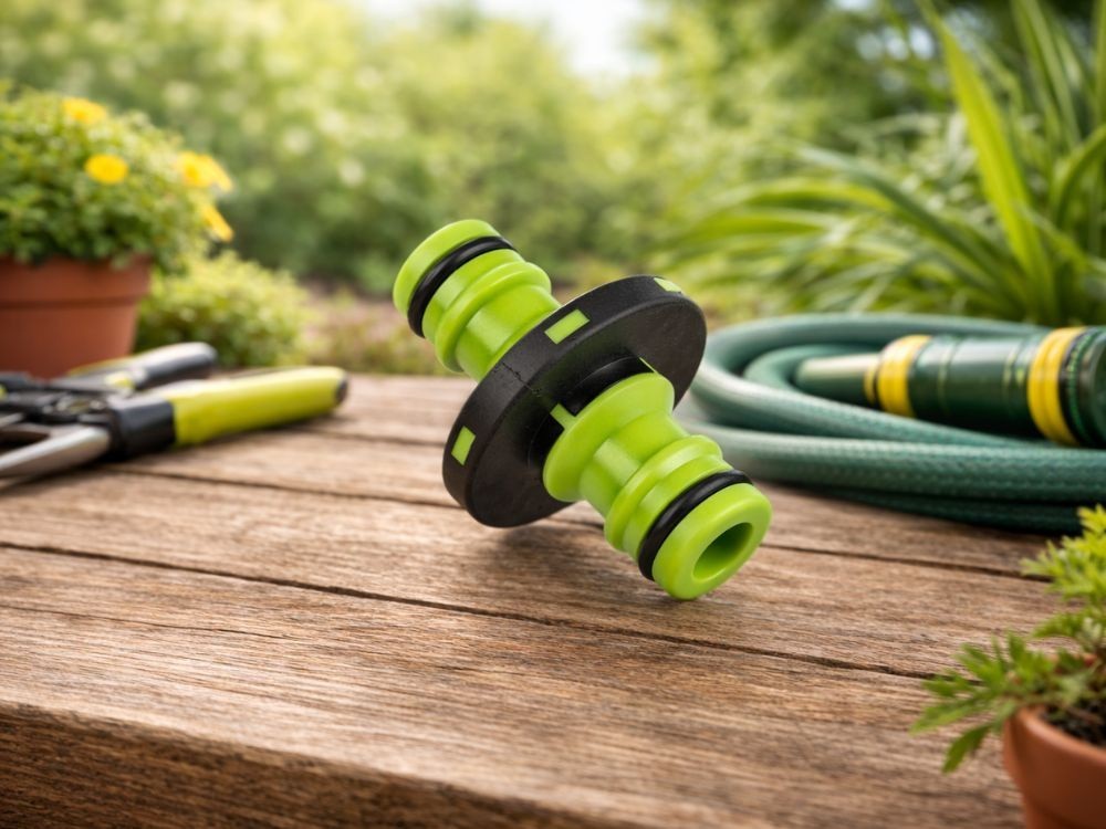 Schlauchverbinder 1/2 Zoll Doppelkupplung Gartenschlauch Adapter Kupplung