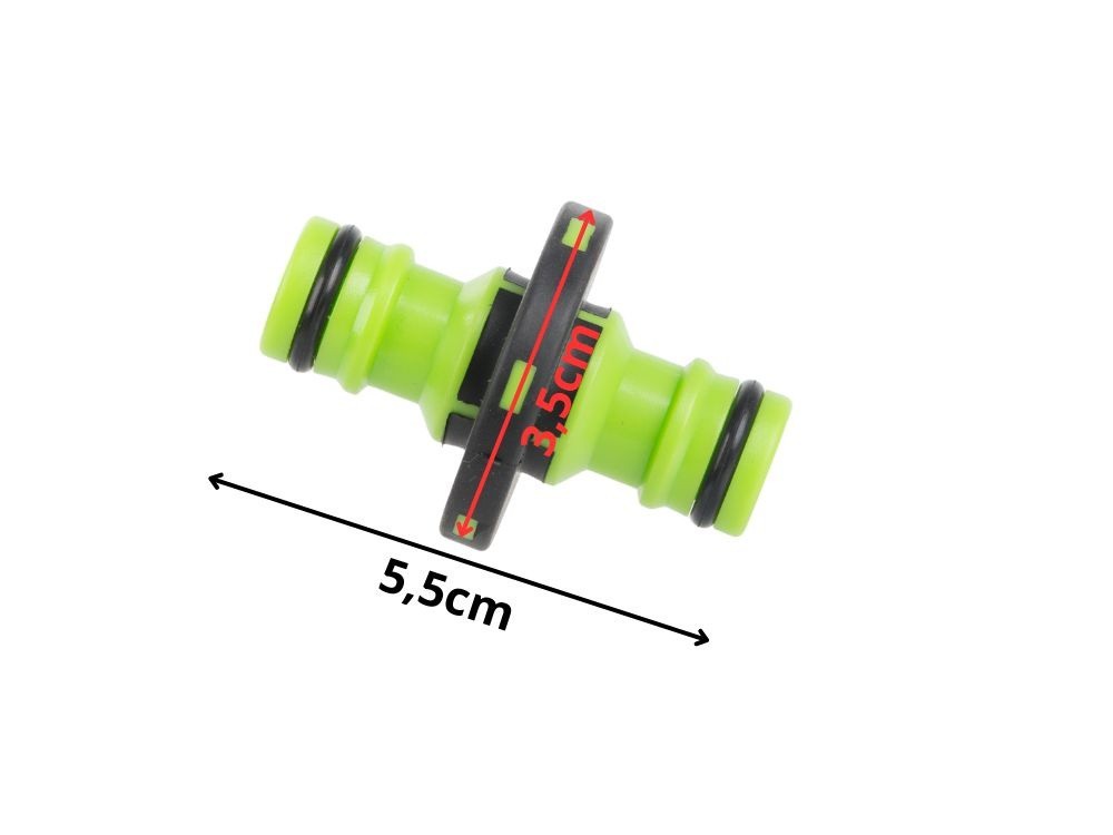 Schlauchverbinder 1/2 Zoll Doppelkupplung Gartenschlauch Adapter Kupplung