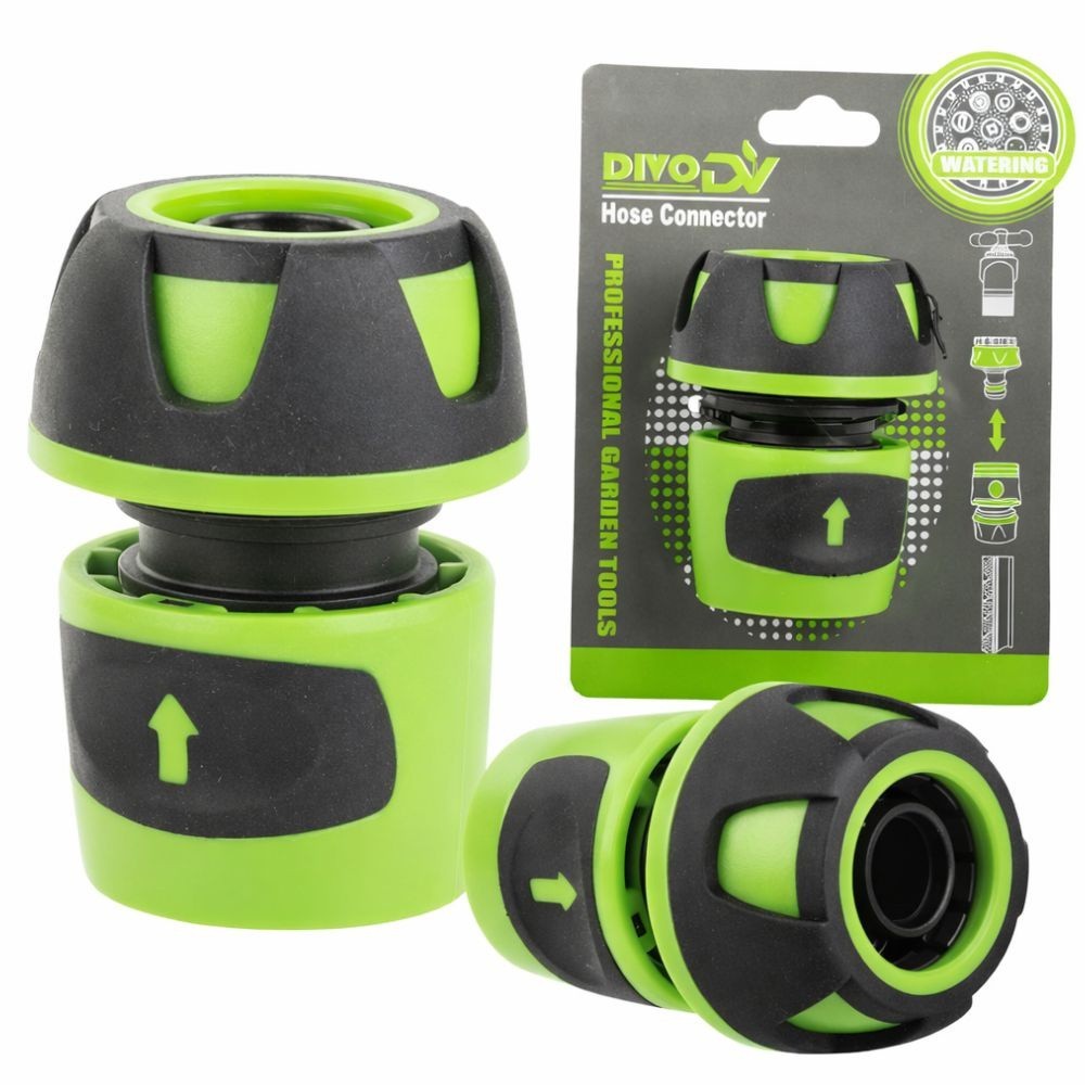 Schnellkupplung 3/4 Zoll Gartenschlauch Verbinder Klicksystem Adapter