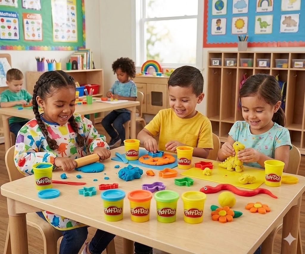 Play-Doh Knete 4er Pack 224g Modelliermasse Kinder Basteln Farben