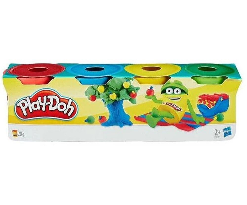 Play-Doh Knete 4er Pack 224g Modelliermasse Kinder Basteln Farben
