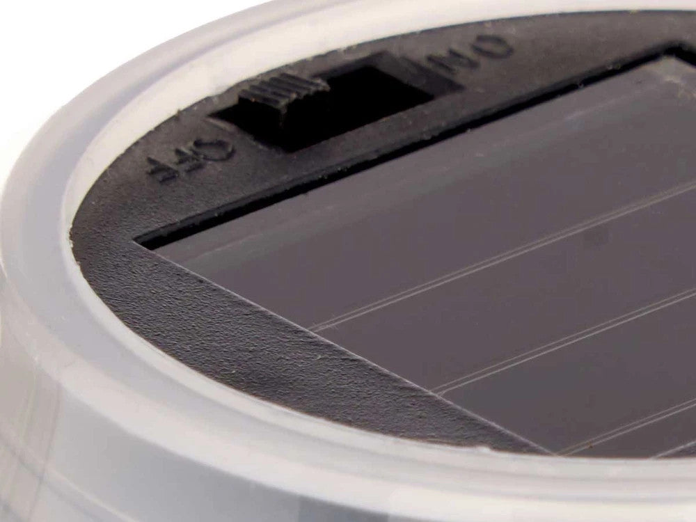 Solar Tischlampe LED 1 Stück Außen Deko weiß schwarz Garten Balkon