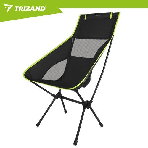 Angelstuhl faltbar Campingstuhl schwarz 120kg mit Tragetasche