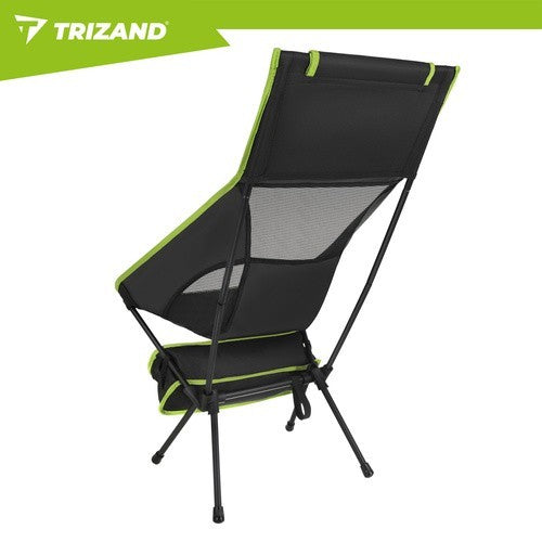 Angelstuhl faltbar Campingstuhl schwarz 120kg mit Tragetasche