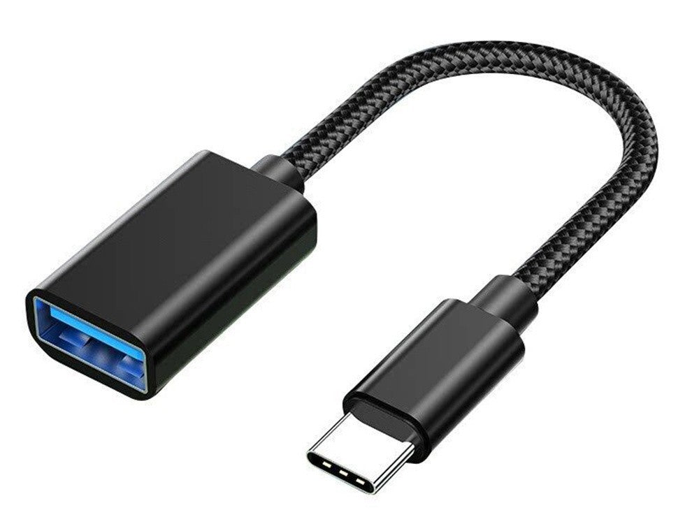USB-C auf USB-A 3.0 Adapter OTG 11cm Kabel Datenübertragung